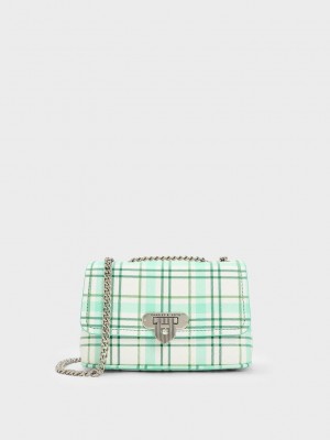 Charles & Keith Alcott Push-Lock Chain Bag Renkli | AGRD-75683