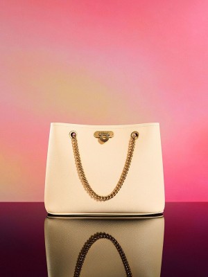Charles & Keith Alcott Tote Bag Bej Rengi | ZEGB-47501