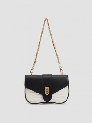 Charles & Keith Aubrielle Panelled Crossbody Bag Renkli | ZADW-30814