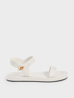 Charles & Keith Back Askılı Sandals Pembe | ZXOP-10289