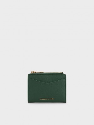 Charles & Keith Cayce Kısa Wallet Koyu Yeşil | ITPS-80973