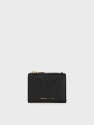 Charles & Keith Cayce Kısa Wallet Siyah | XWYJ-19067
