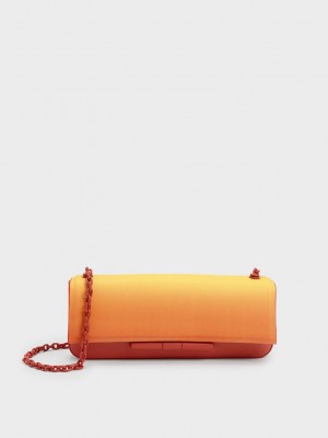 Charles & Keith Cesia Chain Askılı Bag Sunset | JQDG-53214