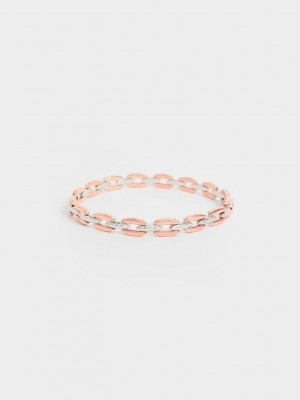 Charles & Keith Chain-Link Choker Necklace Renkli | ADQK-70623