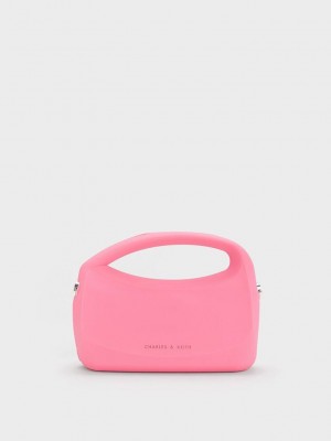 Charles & Keith Cocoon Top Handle Bag Pembe | YHJW-91564