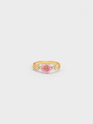 Charles & Keith Flower Ring Renkli | KRSA-63908