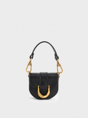 Charles & Keith Gabine AirPods Pouch Siyah | UVRK-10629