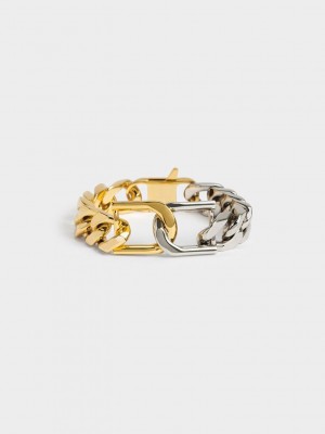 Charles & Keith Gabine Chain-Link Bracelet Renkli | GONH-92137