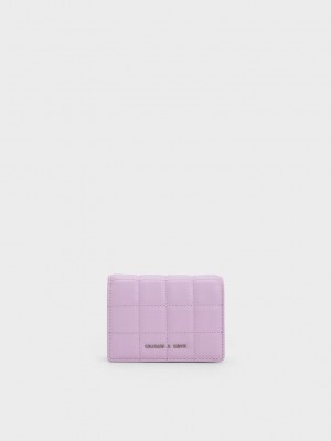 Charles & Keith Kapitone Mini Kısa Wallet Mor | HUYD-71890