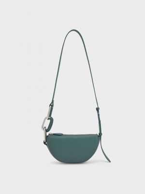 Charles & Keith Kora Crossbody Bag Turkuaz | TRUX-19708