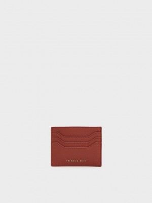 Charles & Keith Multi-Slot Card Holder Bej Rengi | YWVU-31624