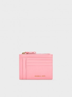 Charles & Keith Multi-Slot Card Holder Pembe | CXMU-63285