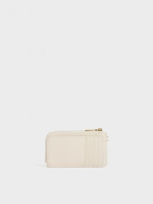 Charles & Keith Multi-Slot Wristlet Card Holder Krema | KOVL-09845