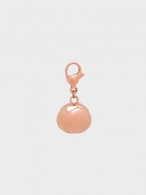 Charles & Keith Persimmon Charm Pembe Altın | LAYD-50416