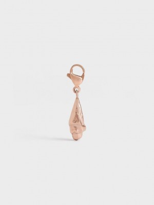 Charles & Keith Spire Seashell Charm Pembe Altın | TGCN-53091