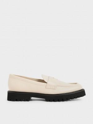Charles & Keith Tıknaz Penny Loafers Pembe | GNME-14760