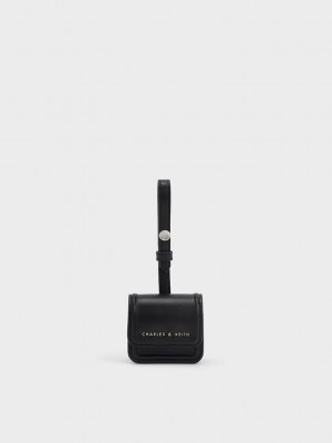 Charles & Keith Wristlet AirPods Case Siyah | KSAB-45830