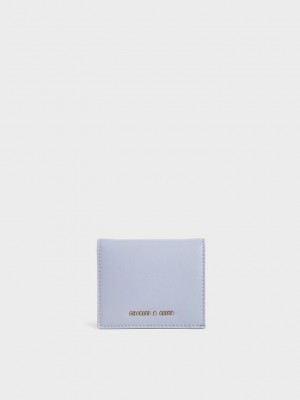 Charles & Keith Zip Around Kısa Wallet Açık Mavi | YAKB-53086