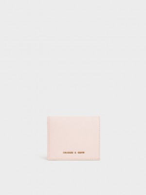 Charles & Keith Zip Around Kısa Wallet Açık Pembe | TZLH-57420